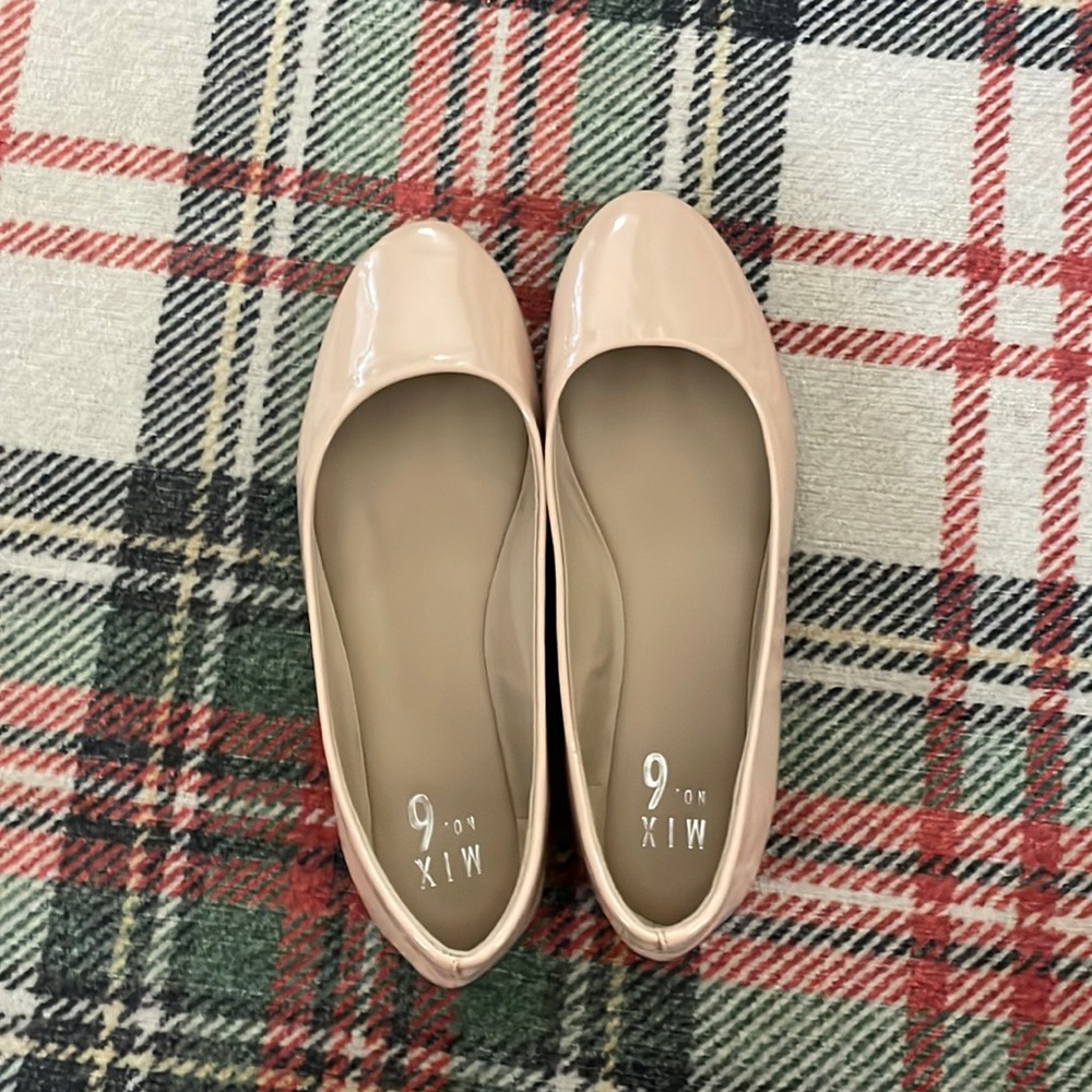 Ballet flats beige patton leather